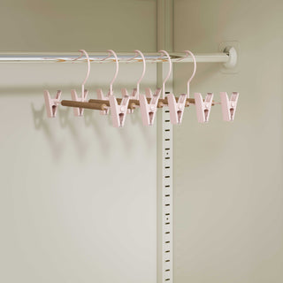 Multi Clip Hanger 5 Pack | Kids Light Pink - Urban Lockers