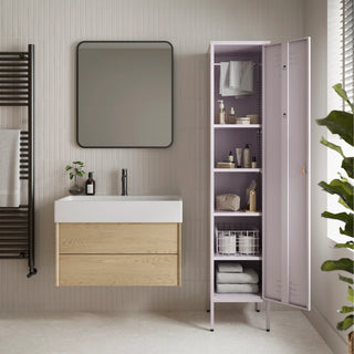 The Bexley - Tall Single Door Storage Locker In Lilac - Urban Lockers