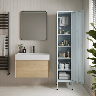The Bexley - Tall Single Door Storage Locker In Sky Blue - Urban Lockers