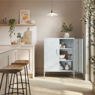 The Fulham - Home Style Storage Locker In Sky Blue - Urban Lockers